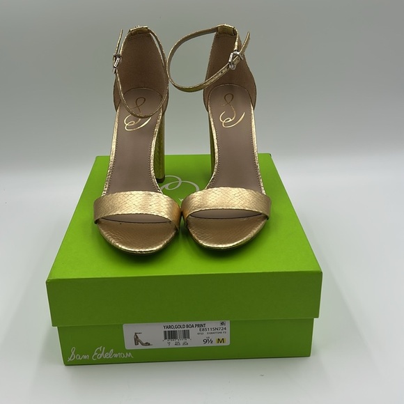 2439- Sam Edelman Yaro Sandals – Gold Color – Size 9.5M – NWT - Picture 8 of 10